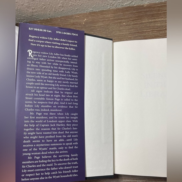 Silence in the Library: A Lily Adler Mystery by Schellman, Katharine - Picture 2 of 8